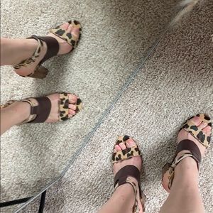 Steven by Steve Madden leather high heel sandal